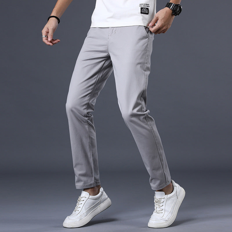 Men's Cotton Casual Pants - WOMONA.COM