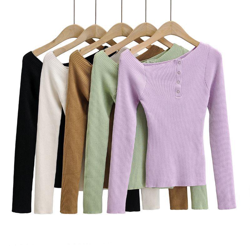 Bottoming Shirt T-Shirt - WOMONA.COM