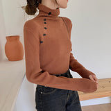 Simple slim sweater - WOMONA.COM