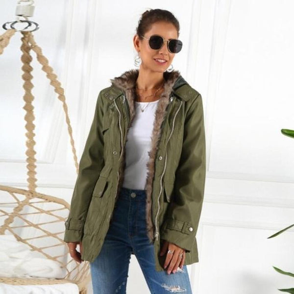 Women's cotton padded jacket - WOMONA.COM