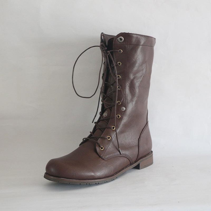 Martin boots Handsome motorcycle boots - WOMONA.COM