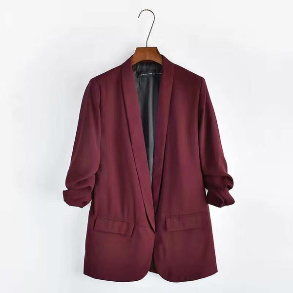 Casual Suit Jacket - WOMONA.COM