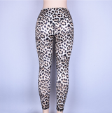 High waist leopard leggings - WOMONA.COM