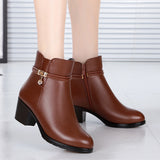 Thick heel boots - WOMONA.COM