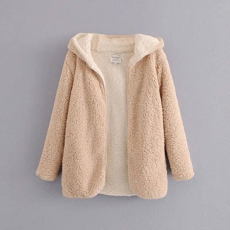 Fashion Terry Coat Women's - WOMONA.COM