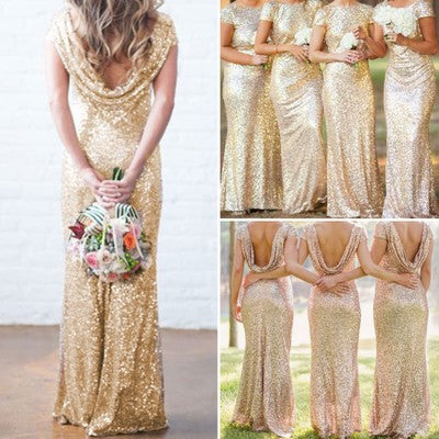 High-end sequin cocktail dress wedding - WOMONA.COM