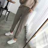 straight-leg suit pants - WOMONA.COM