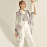 Jewel Butterfly Silk Scarf - WOMONA.COM