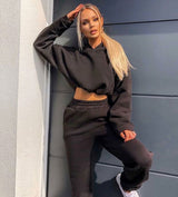 Fashion Hoodie Suit For Women - WOMONA.COM