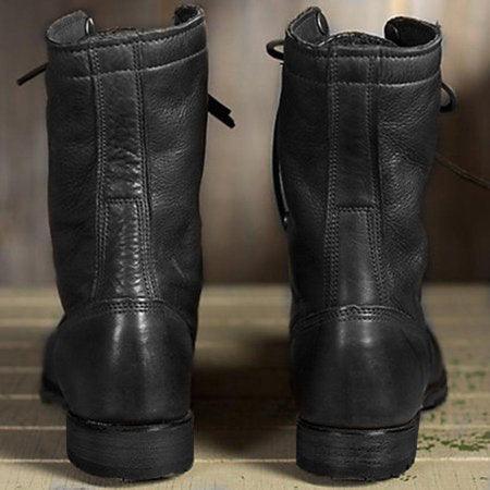 Martin boots Handsome motorcycle boots - WOMONA.COM