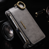 Luxury PU Leather Case For 8 Plus X XR XS Max 11 Flip Stand Wallet - WOMONA.COM