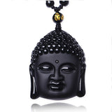 Head Pendant Crystal Necklace - WOMONA.COM