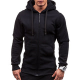 Men Black Hip Hop Mantle Hoodies - WOMONA.COM