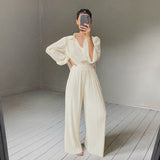 Draped Add Trousers For Women - WOMONA.COM