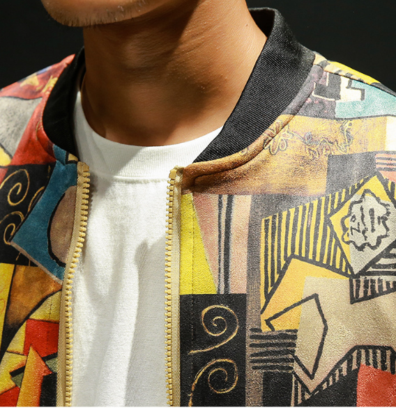 Digital Print Jacket Men's - WOMONA.COM