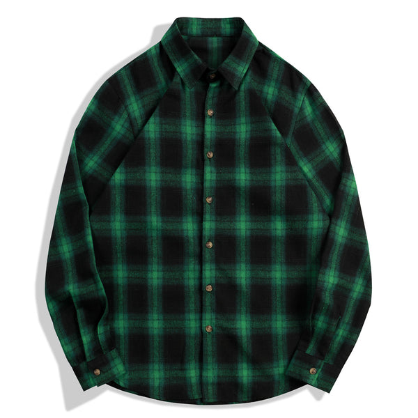 Casual Plaid Shirt For Men - WOMONA.COM