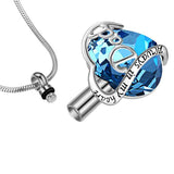 Crystal Necklace Commemorates Loved - WOMONA.COM