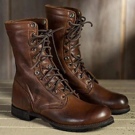 Martin boots Handsome motorcycle boots - WOMONA.COM