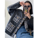 Leather Cotton Jacket - WOMONA.COM