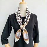 Square Scarf Shawl Elegant Temperament - WOMONA.COM