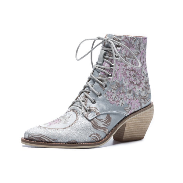 High-heeled Ankle Boots - WOMONA.COM