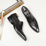 Formal Wear Fashion Men's Leather Shoes - WOMONA.COM