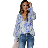 Floral Sleeve Top Women - WOMONA.COM