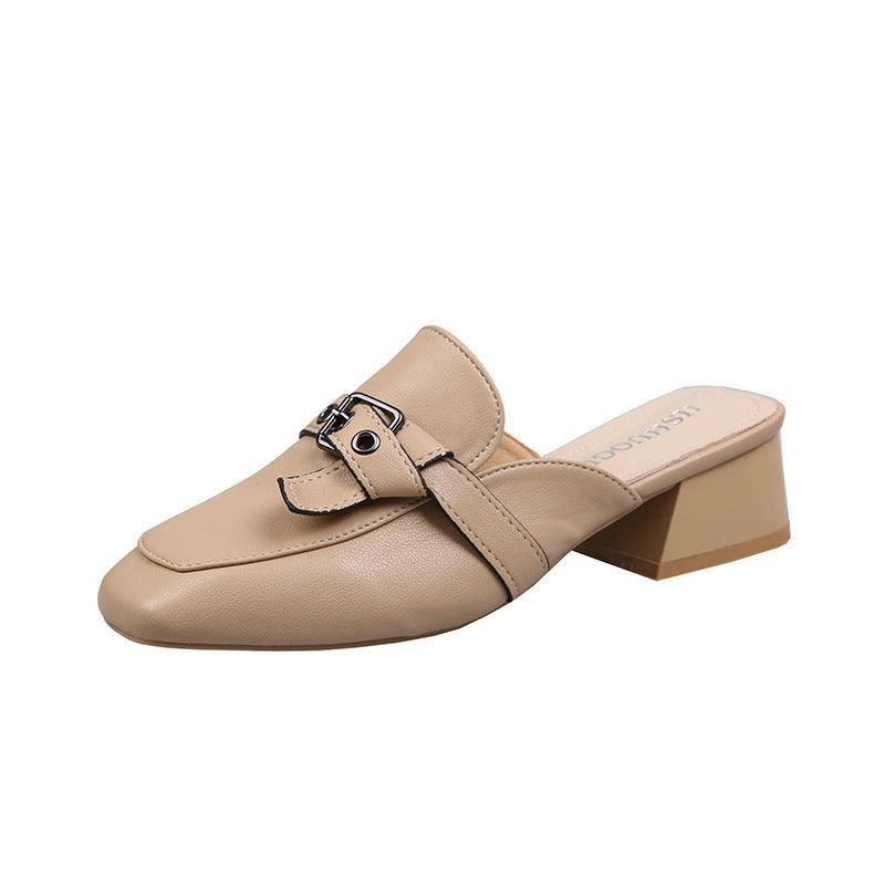 Shoes Baotou Half Slippers - WOMONA.COM