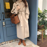 Vintage hand-made cashmere coat - WOMONA.COM