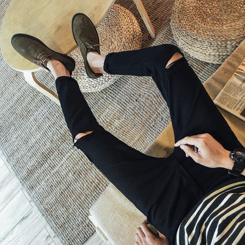 Men's ripped jeans - WOMONA.COM