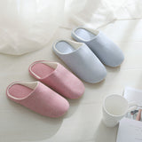 floor slippers Japanese soft soled cotton slippers - WOMONA.COM