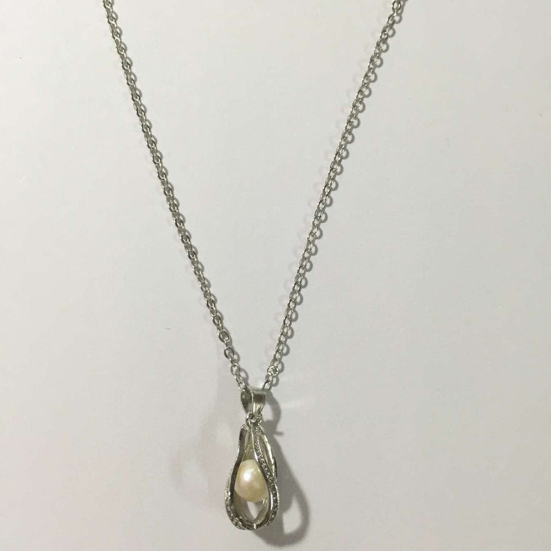 Natural Pearl Necklace, - WOMONA.COM