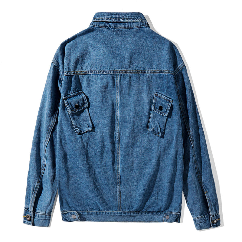 Multi pocket denim jacket - WOMONA.COM