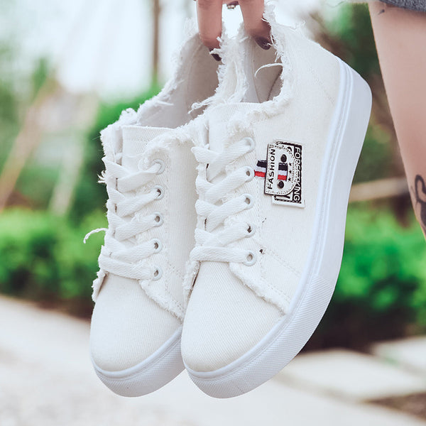 Summer brushed sneakers - WOMONA.COM