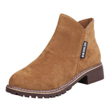 Frosted Martin Boots - WOMONA.COM