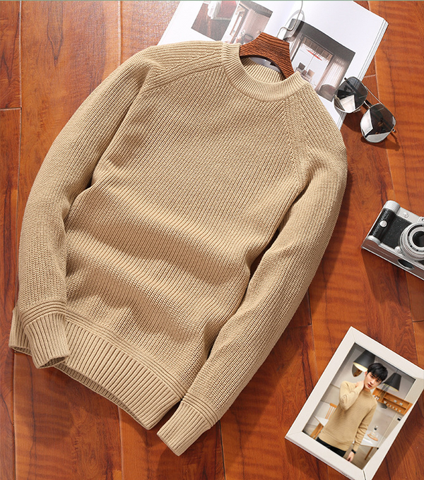 Men's crew-neck sweater - WOMONA.COM