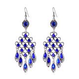 alloy crystal earrings women - WOMONA.COM