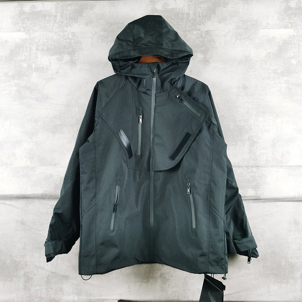 Multi-Zipper Pocket Jacket - WOMONA.COM