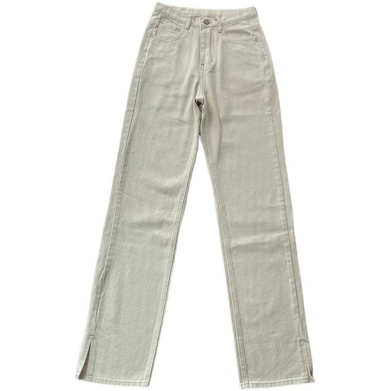 High-waisted Mopping Jeans - WOMONA.COM