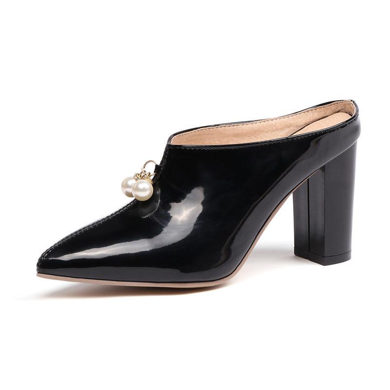 Pearl Pointed Toe Sandals - WOMONA.COM