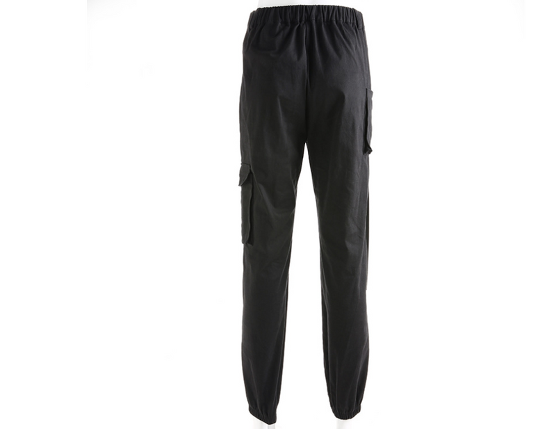 Women Black High Waist Pencil Pants - WOMONA.COM