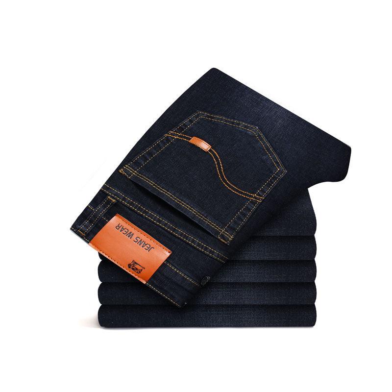 Stretch straight jeans - WOMONA.COM
