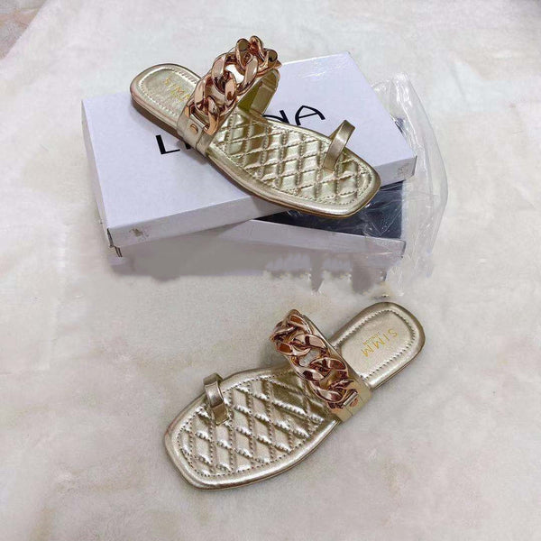 Fashion Rhinestone Slippers - WOMONA.COM