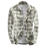 Cotton Washed New Men's Shirt - WOMONA.COM