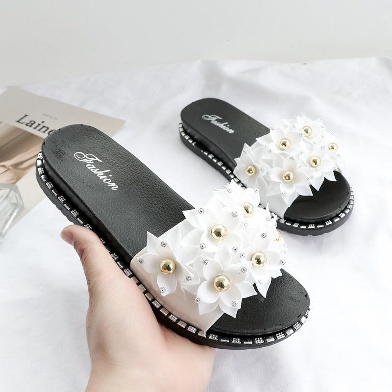 Women's Floral Low Heel Shoes