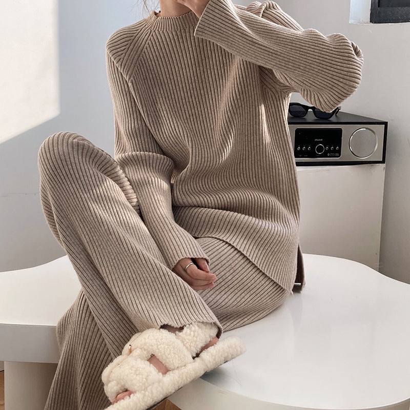 Two-piece Sweater Set Women - WOMONA.COM