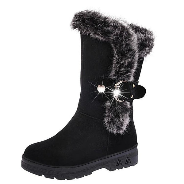 Casual Warm Winter Snow Boots - WOMONA.COM