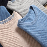 Round Neck Padded Sweater - WOMONA.COM