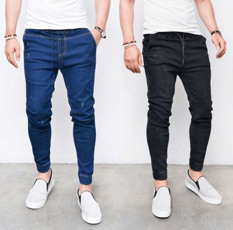 Men's Classic Jeans – Black, Blue or Light Blue