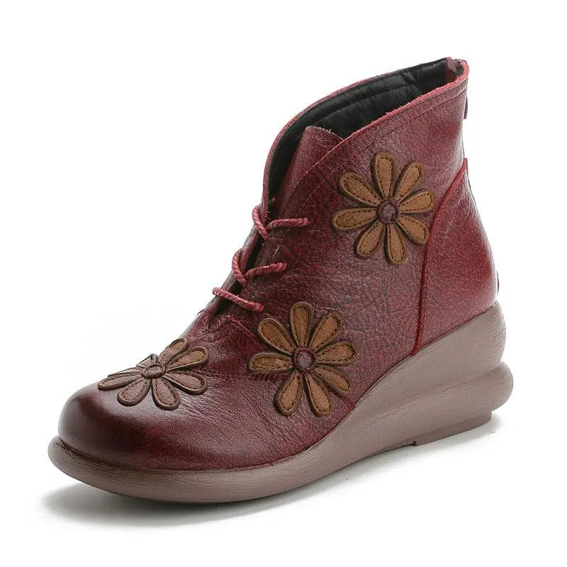 Women's Leather-Look Casual Shoes
